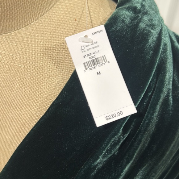NWT Banana Republic Emerald wrap dress perfect for any celebration. - Picture 7 of 7